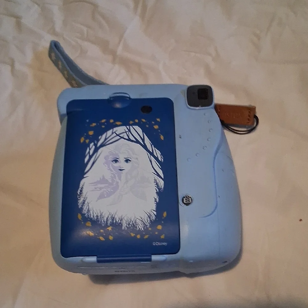 Kodak Blue Simulated Camera Instant Photo